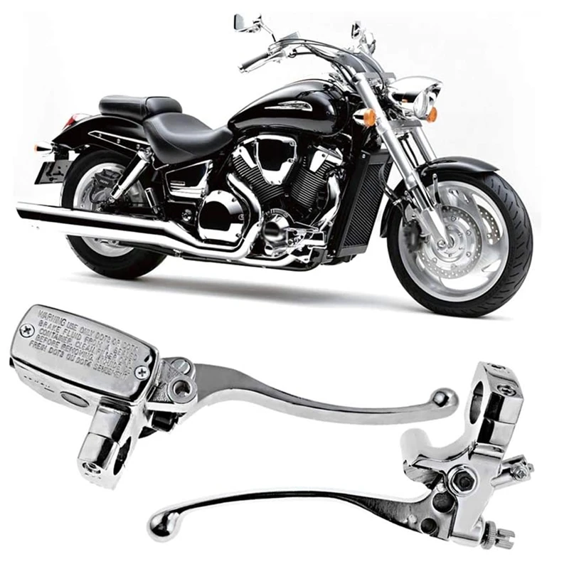 Handlebar Motorcycle Left Clutch Lever and Right Hydraulic Brake Master Cylinder Rod |