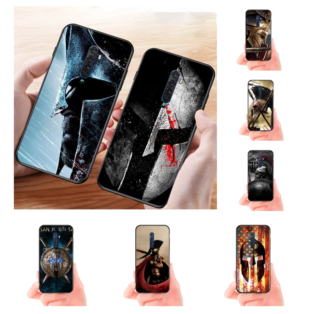 

NBDRUICAI spartan warrior Bling Cute Phone Case for OPPO Reno2 Z R15 pro R17 R11 R15 R9S Plus R9