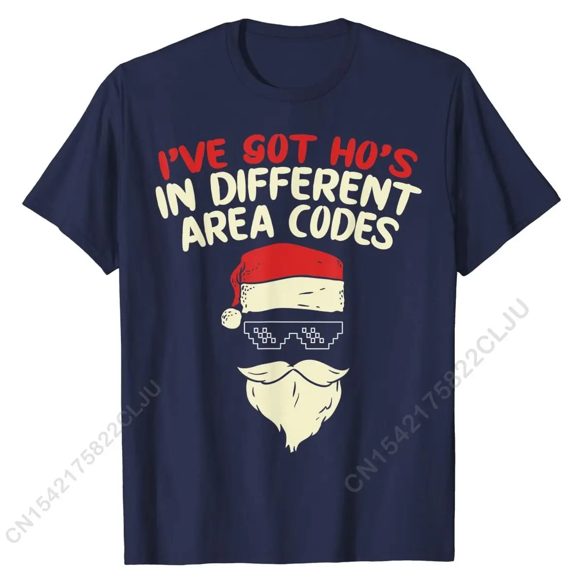 Я получил хот в разных регионах Рождественская рубашка Худ Санта футболка со