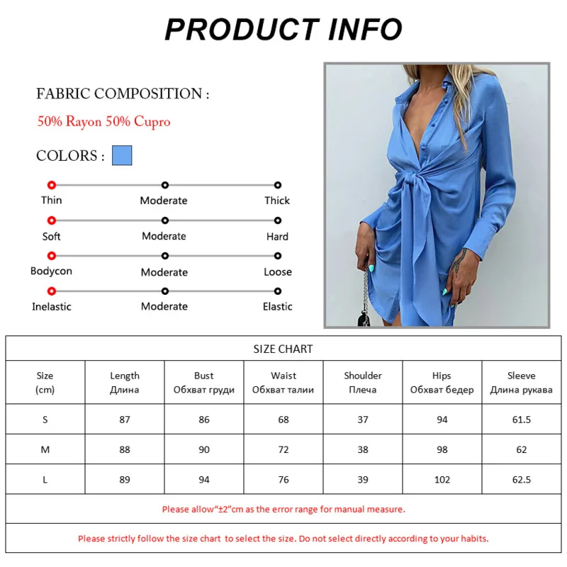 

Vintage Sexy Blue Women Dress Asymmetrical Long Sleeve Casual Spring Summer Holiday Slim Solid Elegant Female Mini Dress Vestido