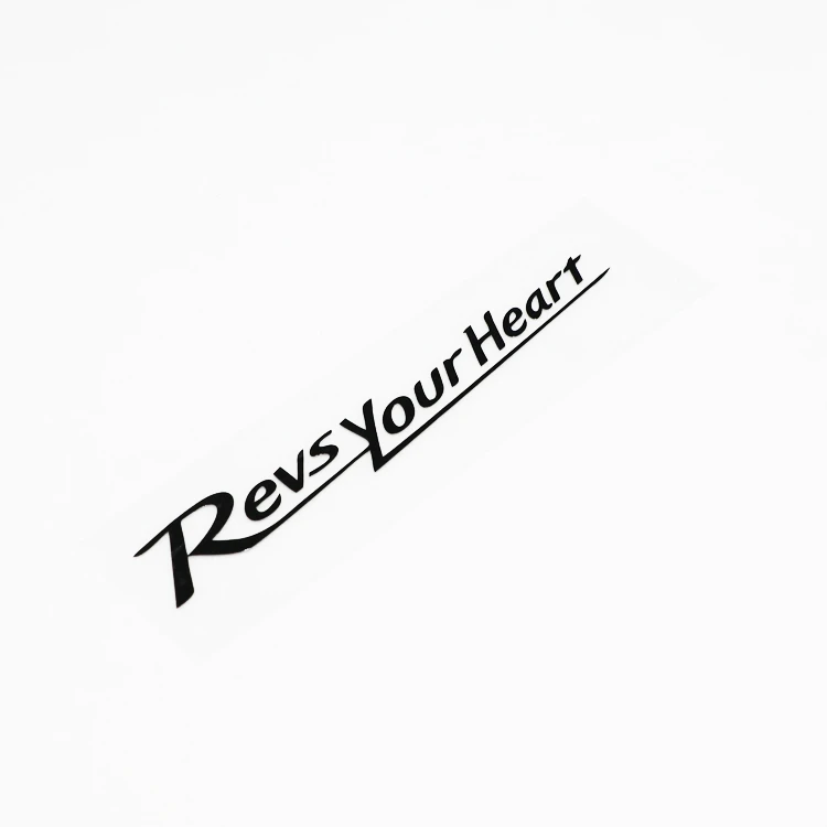 Автомобильный Стайлинг Виниловые буквы Revs Your Ears Auto Window Body Tail Decal Stickers 19x2 5 см |