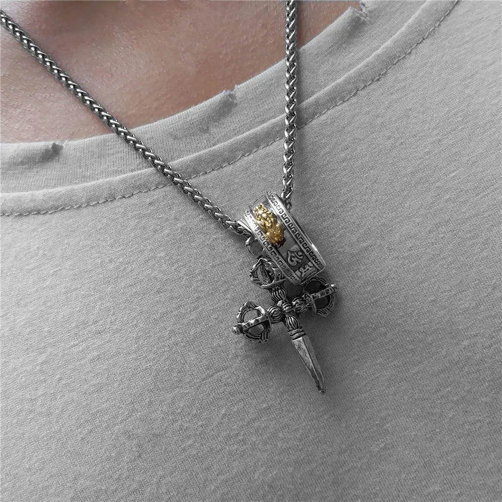 

Pixiu Pendant Necklace Symbol Wealth and Good Luck Charm Necklace Feng Shui Accessories Men Women Vajra Amulet Buddha Necklaces