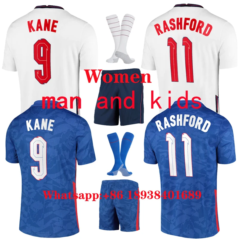 

2020 2021 England football jerseys Kane Rashford Sterling Sancho Foden Maguire Grealish Adult man Women and kids kit Suit