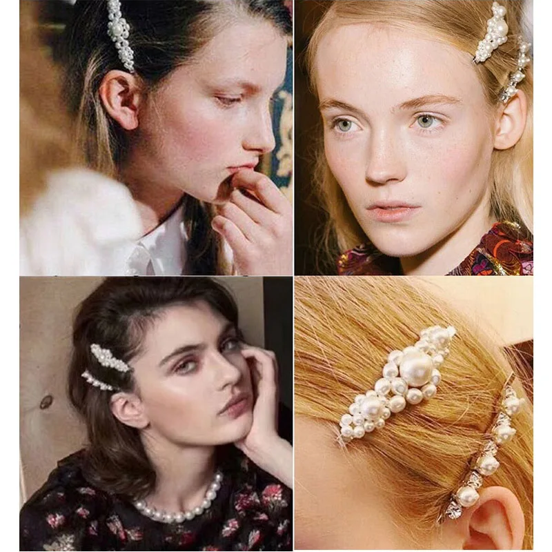 Набор милых заколок для волос с жемчугом женщин и девушек заколка заколка-Пряжка