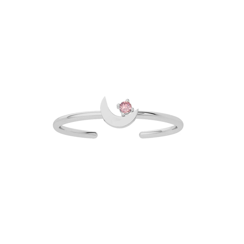 

Aide 925 Sterling Silver Blue Pink Zircon CZ Star Opening Rings For Women Slim Resizable Rings Summer Collection Luxury Jewelry