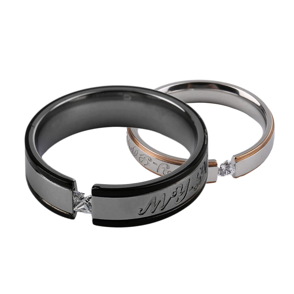 Кольцо обручальное из титановой стали для мужчин и женщин модное ювелирное