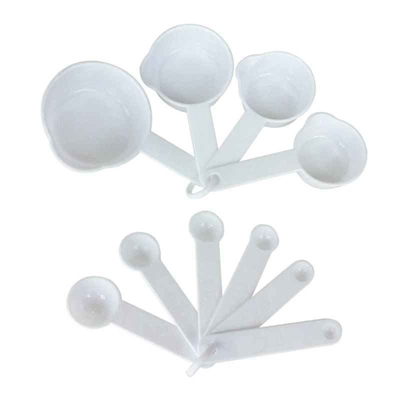 

10 pieces Measure Cups white