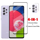 Стекло с полным покрытием для Samsung Galaxy A52s, Защита экрана для Samsung Galaxy A52s, A52, M52, закаленное стекло, защитная пленка для телефона