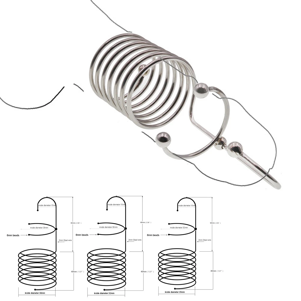 Мужское кольцо на пенис расширитель целомудрия уретры металлическое