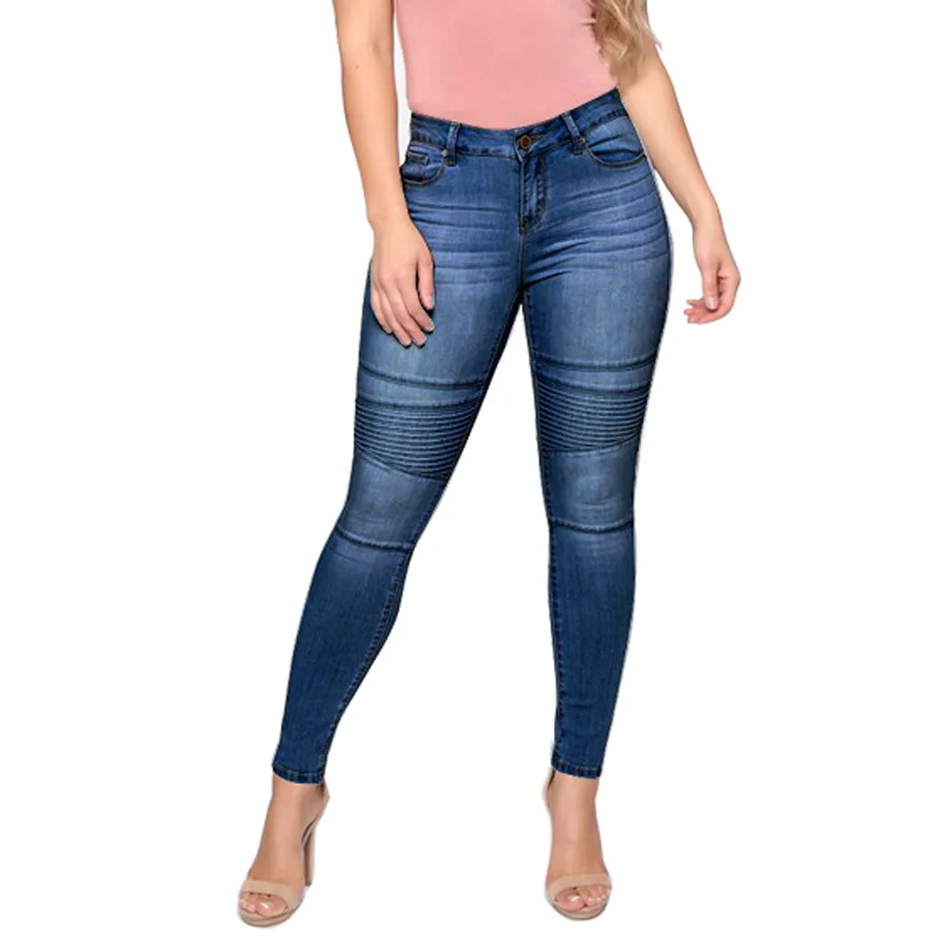 Женские облегающие леггинсы с высокой талией женские джинсы имитацией мамы