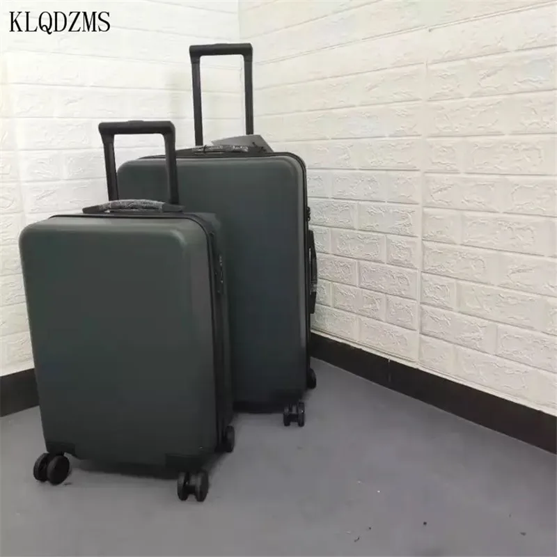 KLQDZMS 20 &quot24" 26 дюймов Чехол на колесиках из поликарбоната легкий чемодан чехол