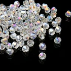 46 мм Разноцветные граненые Австрия хрустальные бусинки Rondelle бусины с большим отверстием стеклянные бусины для самостоятельного изготовления браслетов поставки свадебного декора