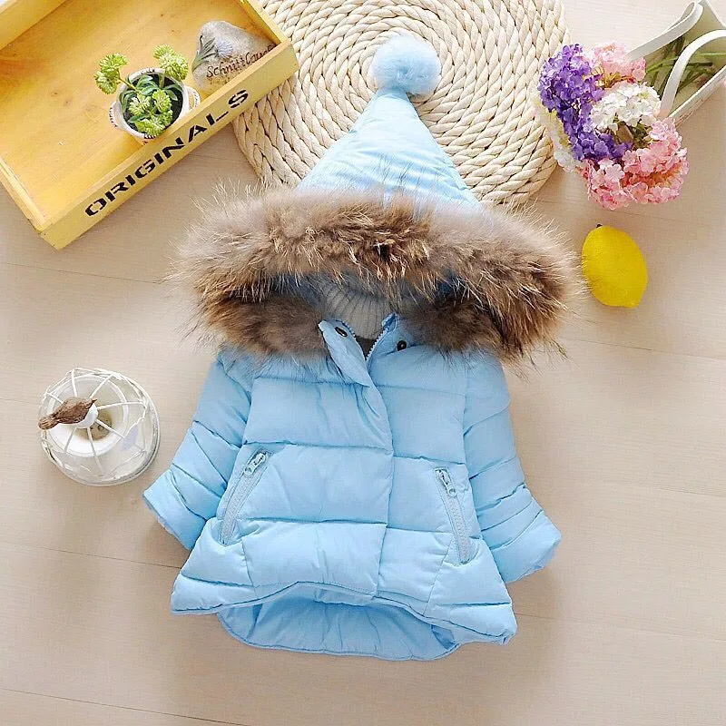 

Kids Jacket Boy Artificial Fur Autumn Winter Warm Jacket Baby Girl Hooded Suit Baby Outerwear Thick warm Coat Children Outer