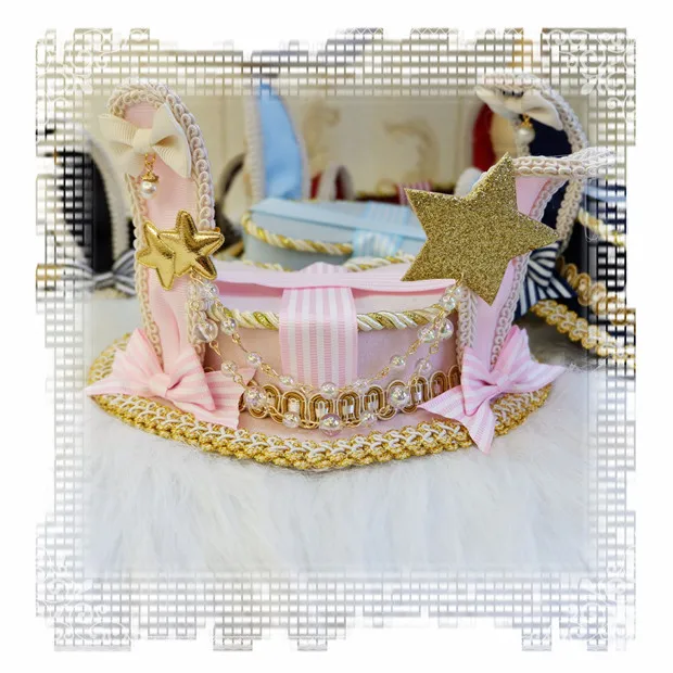 Миниатюрная шляпа для косплея Алиса в стране чудес | Тематическая одежда и