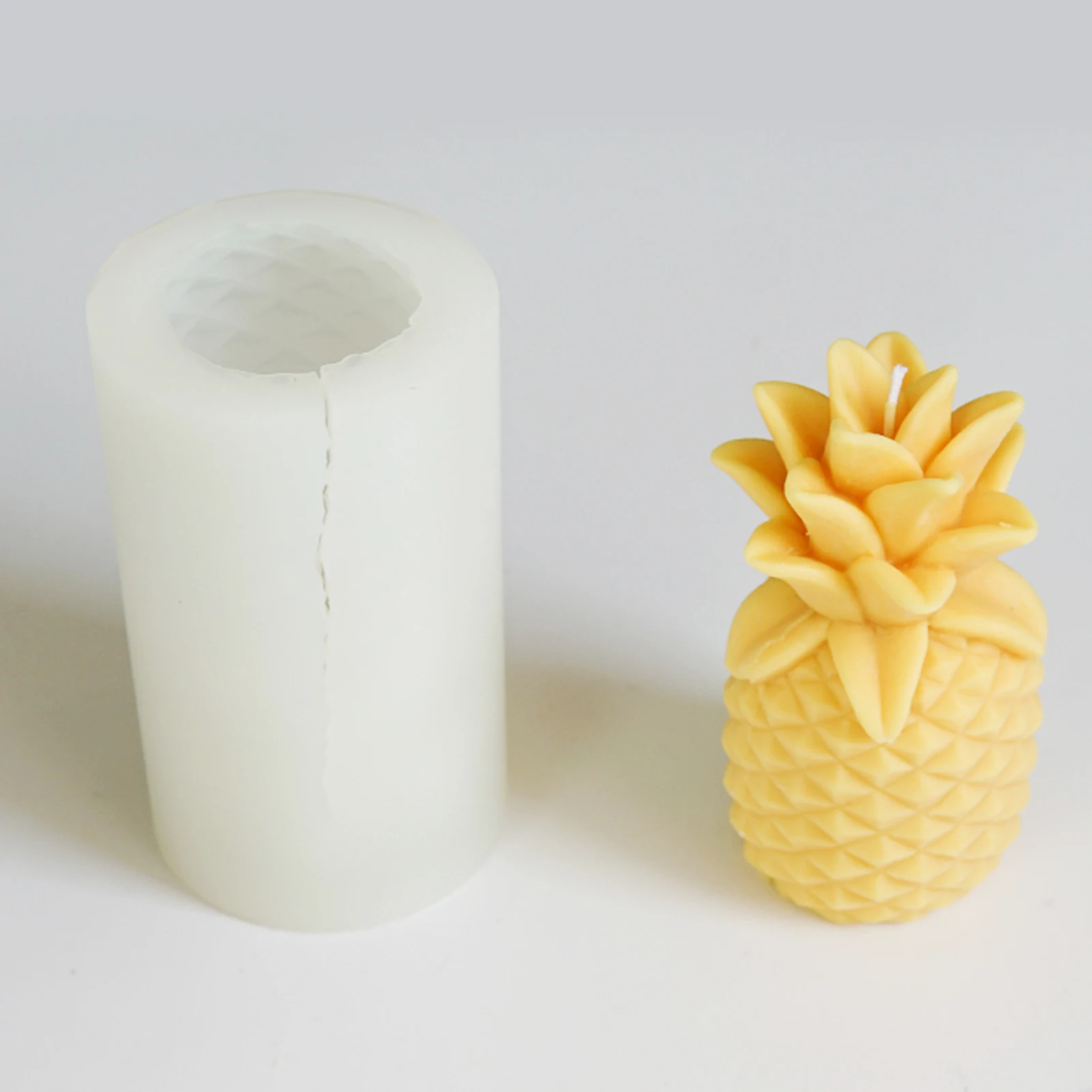 3D pineapple shape silicone Mold Scented Candle mold cake decoration tool Candy Chocolate Mold Kitchen Baking decoration