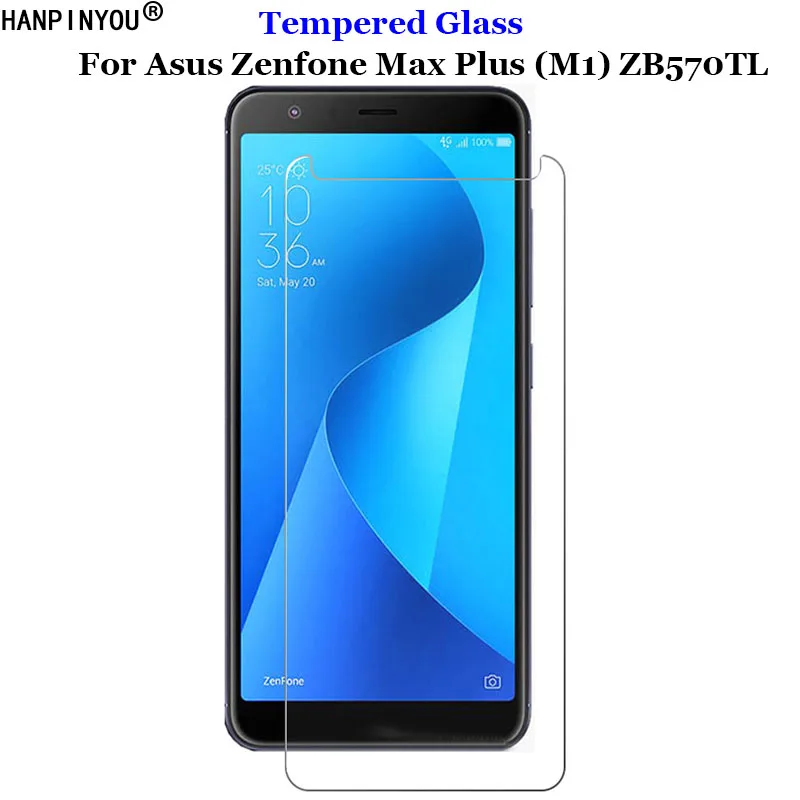 Для ASUS ZenFone Max Plus M1 ZB570TL закаленное стекло 9H 2.5D Премиум Защитная пленка для экрана +