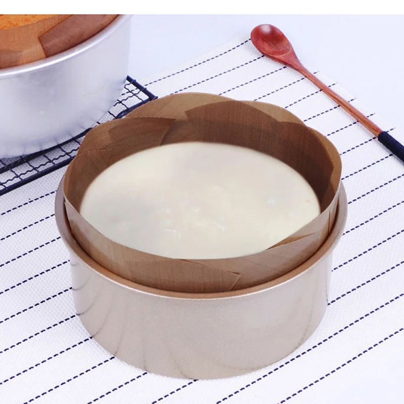 

Cake Mat Baking Tools Mold Cake Tin Liner Non stick Baking Pan Sheet Khaki Round Cake Mats Household Tool Round Cake Tools