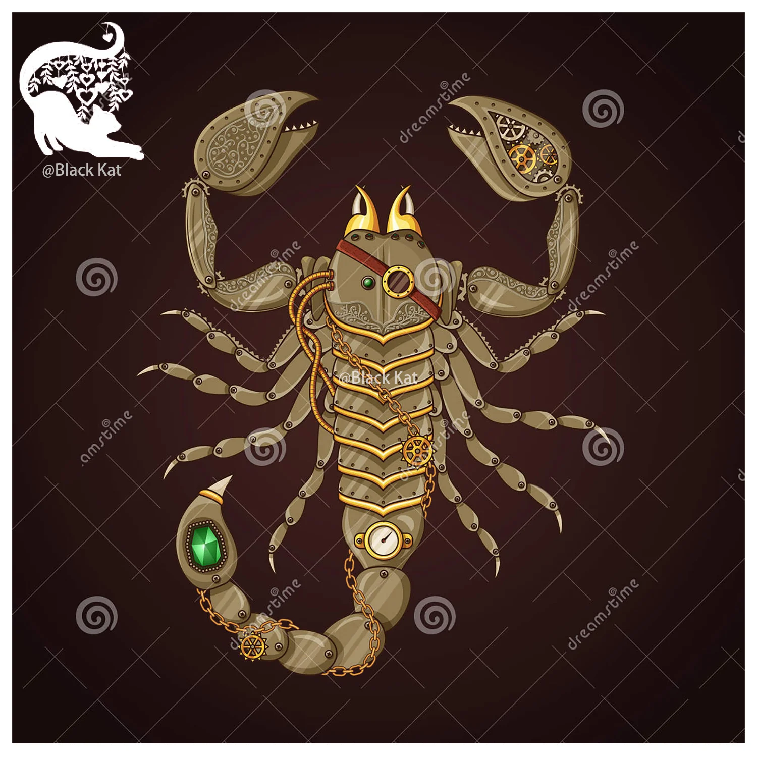 

Новый металлический трафарет в стиле стимпанк Скорпион для рукоделия скрапбукинга