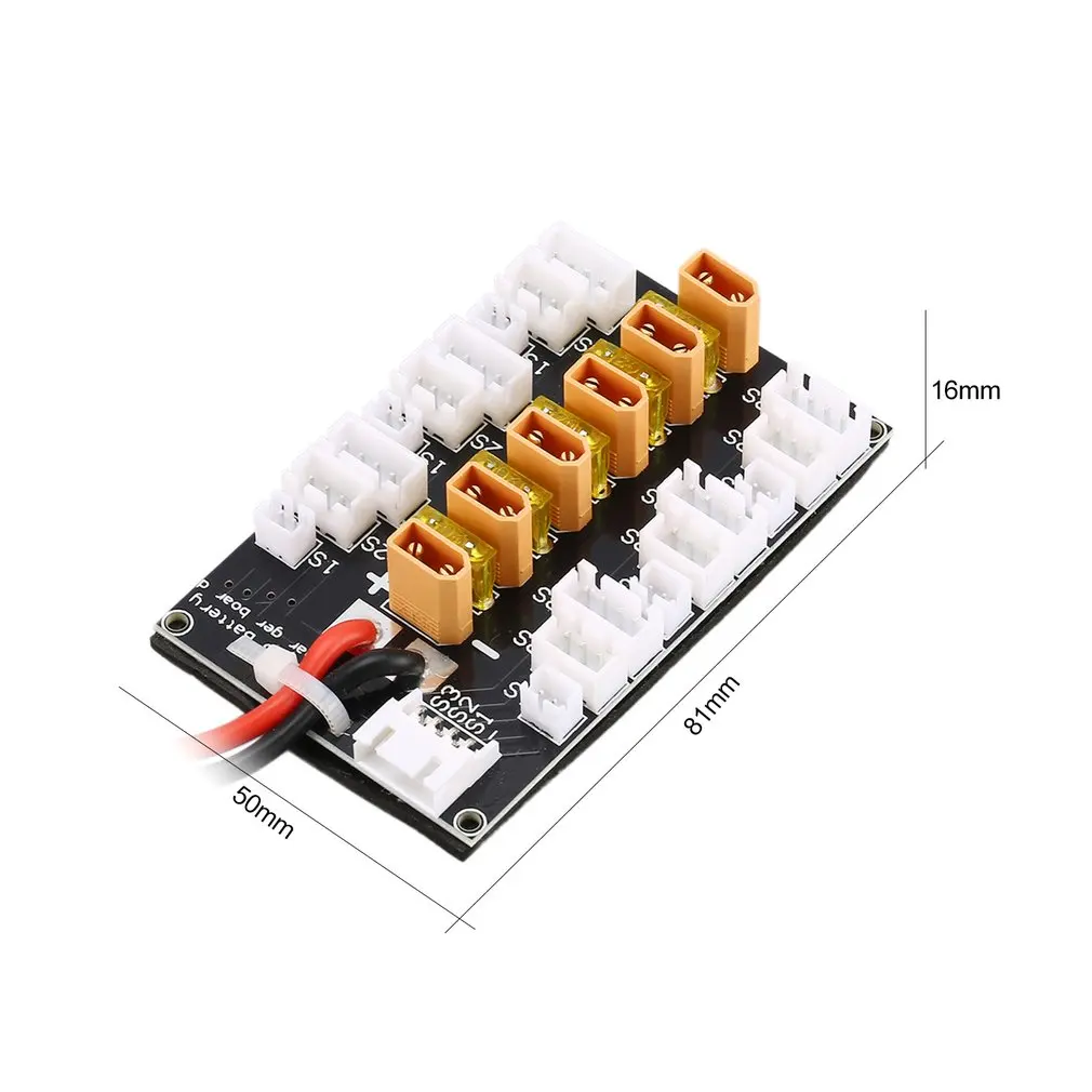 6 упаковок XT30 1S 3S 20A Plug Lipo батарея параллельная зарядная плата для IMAX B6 зарядное