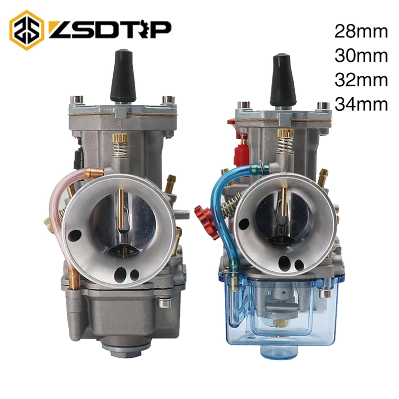 

Карбюратор ZSDTRP PWK для мотоцикла, карбюратор для питбайка 2T, 4T, двигатель 28, 30, 32, 34 мм, 1 шт.
