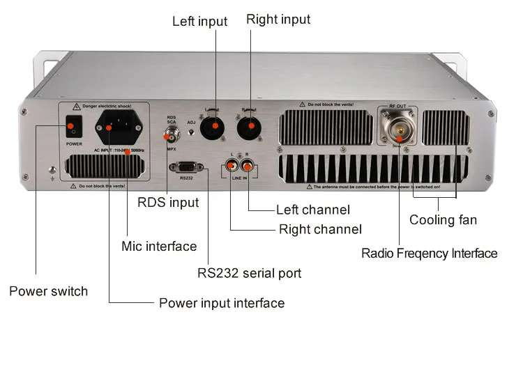 Производитель CZERF 500 Вт 600 беспроводной высококачественный Fm передатчик
