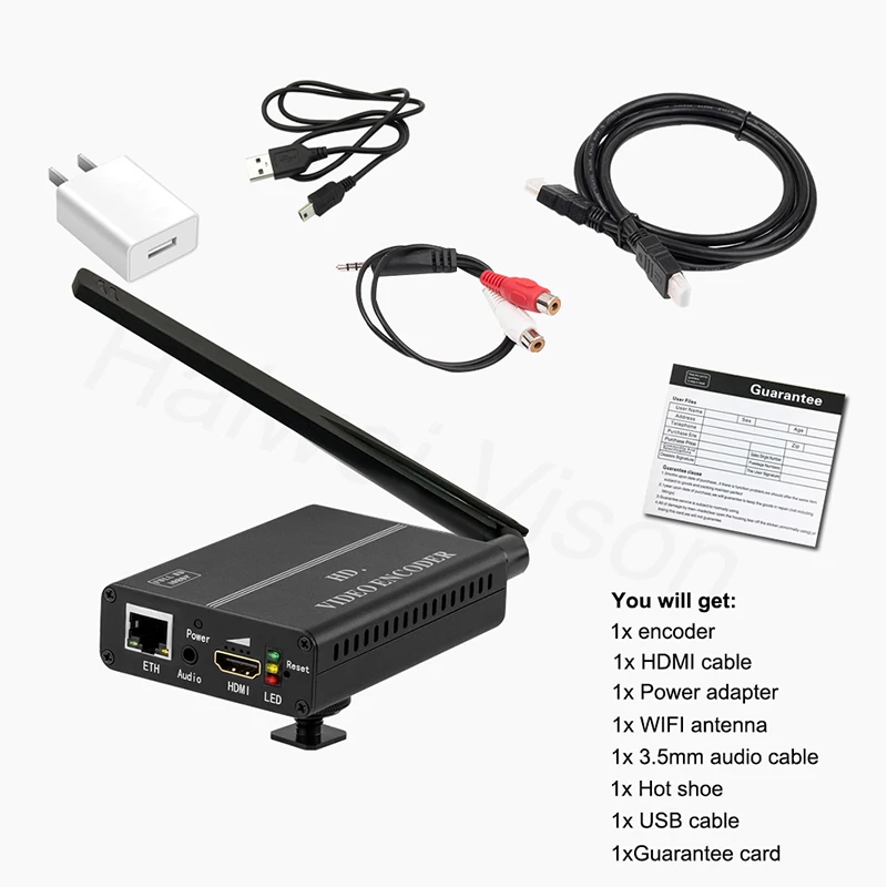 Кодировщик HWCODEC H8110AV WP HDMI CVBS 1080P HD IPTV кодировщик UDP RTSP RTMP RTMPS для YouTube Facebook и Wowza
