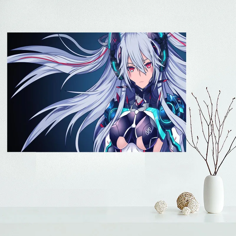 Изготовленный на заказ Высокое качество Сексуальная аниме девушка холст для