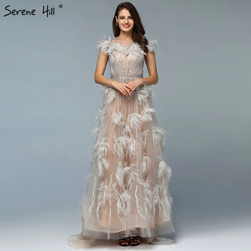 Сексуальные перьевые платья для выпускного вечера со стразами 2019 длина в пол