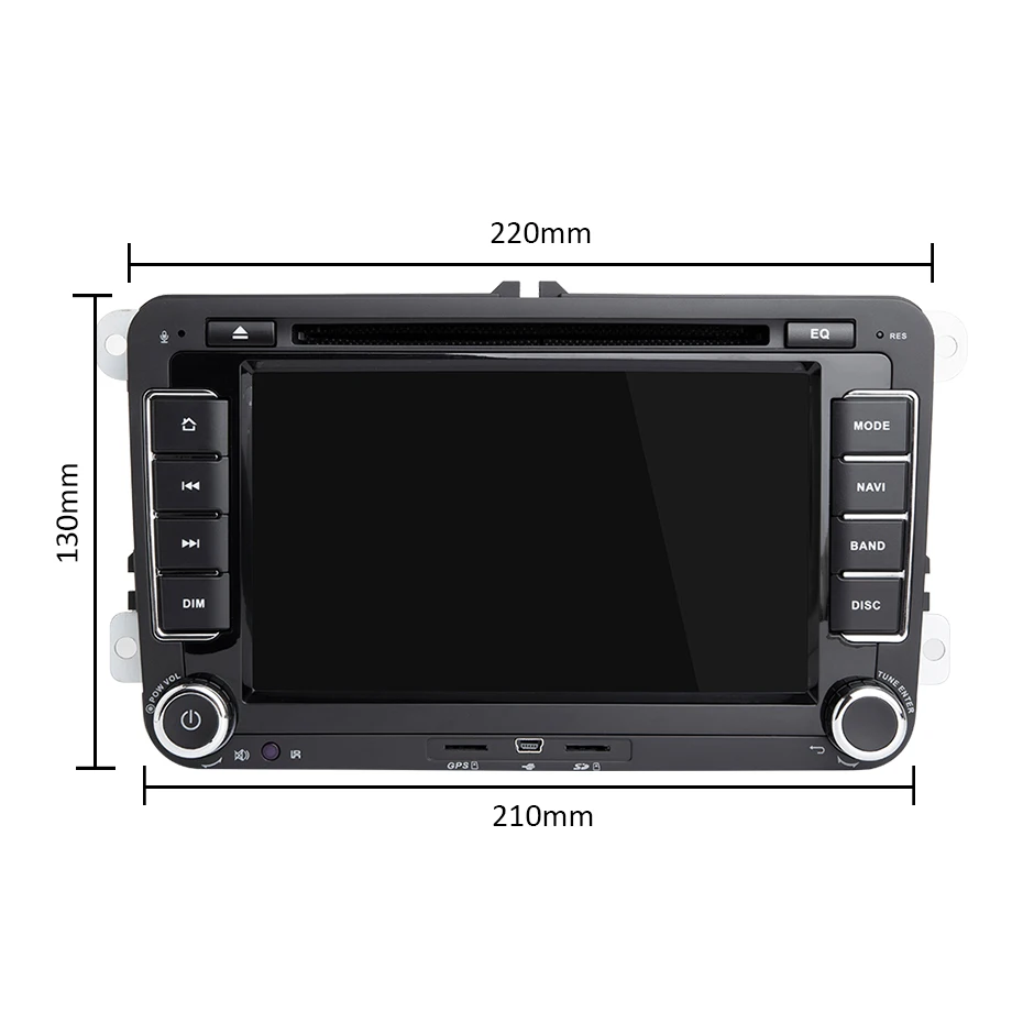 4G DSP ips 2 Din Android 9,0 автомобильный dvd мультимедийный плеер gps радио для VW/Volkswagen/GOLF 5 6/Polo/Passat/CC/B6/B7/Skoda/SEAT/Leon