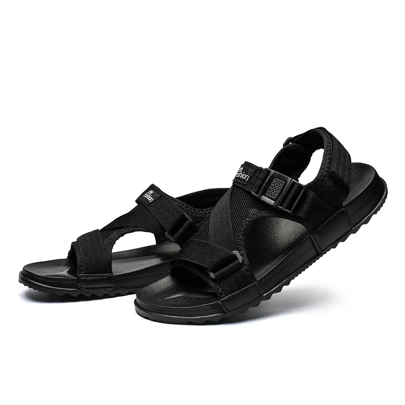 

Summer Shoes Men's Sandals Mesh Light Soft Breathable Comfort Black Gray EVA Casual Sandal For Man Sandalias Hombre
