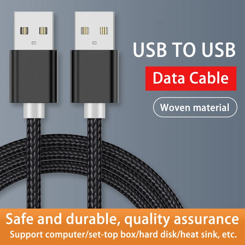 Кабель-удлинитель USB-USB, Type-A, USB-кабель папа-Папа, удлинитель для радиатора, жесткого диска, веб-камеры, USB-кабель, удлинители - изображение
