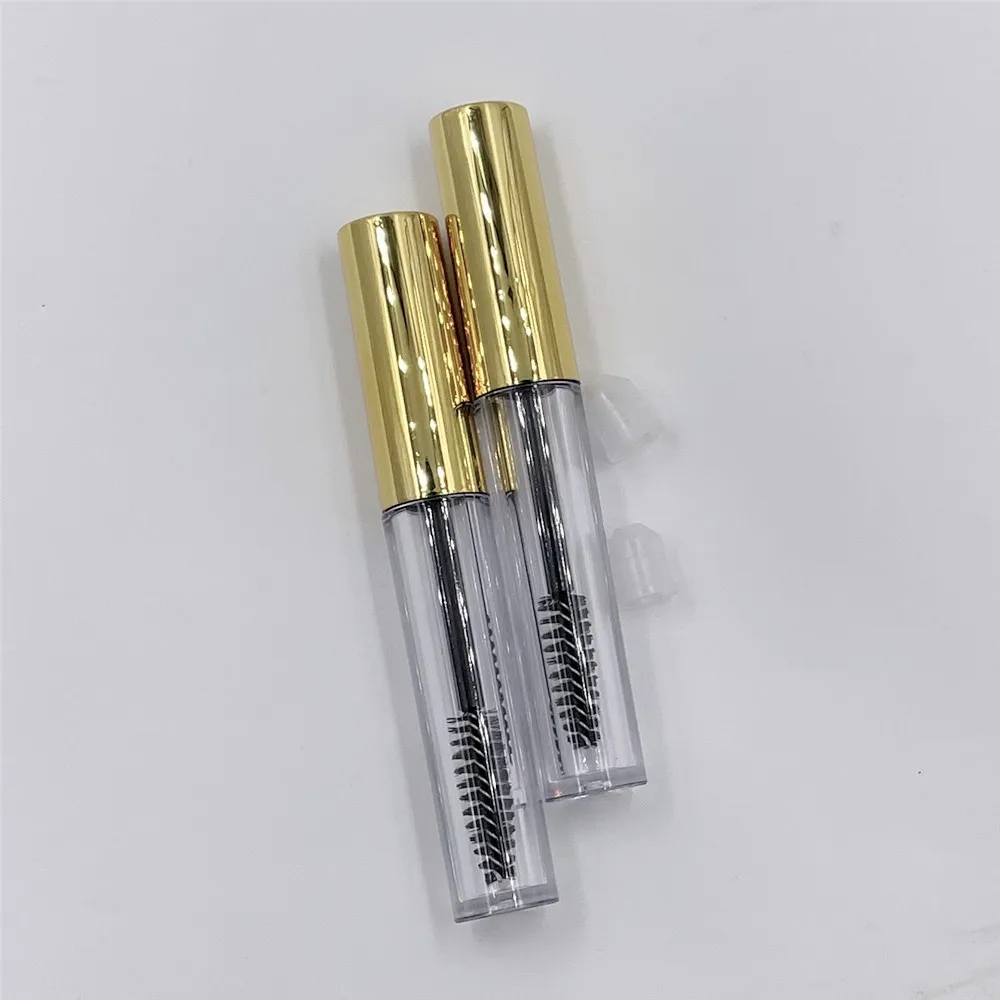 

3ml Plastic Eyelash Growth Liquid Metal Empay Bottle Black Lid Eyeliner Empty Cosmetic Containers Mascara Preta Small