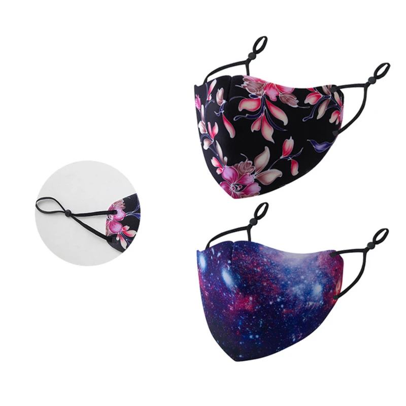 

Breathable Paisley Flower Face Mask Colorful Printed Fabric Protective Dustproof Mouth Cover Washable Reusable Mouth Mask