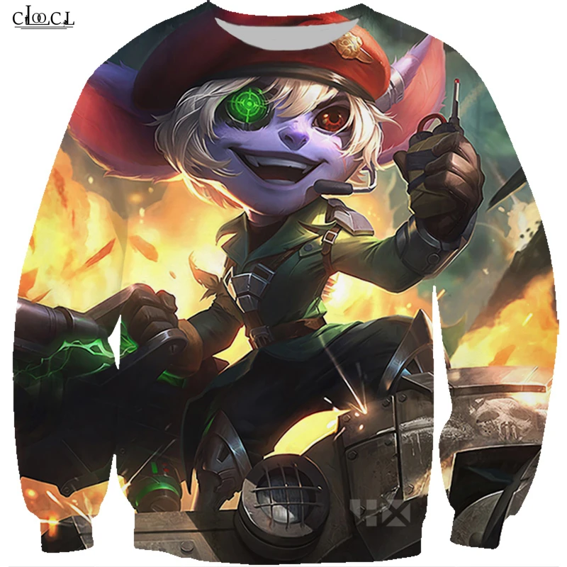 Футболка унисекс с 3D принтом в виде игр/Толстовка/толстовка капюшоном Omega Squad Tristana