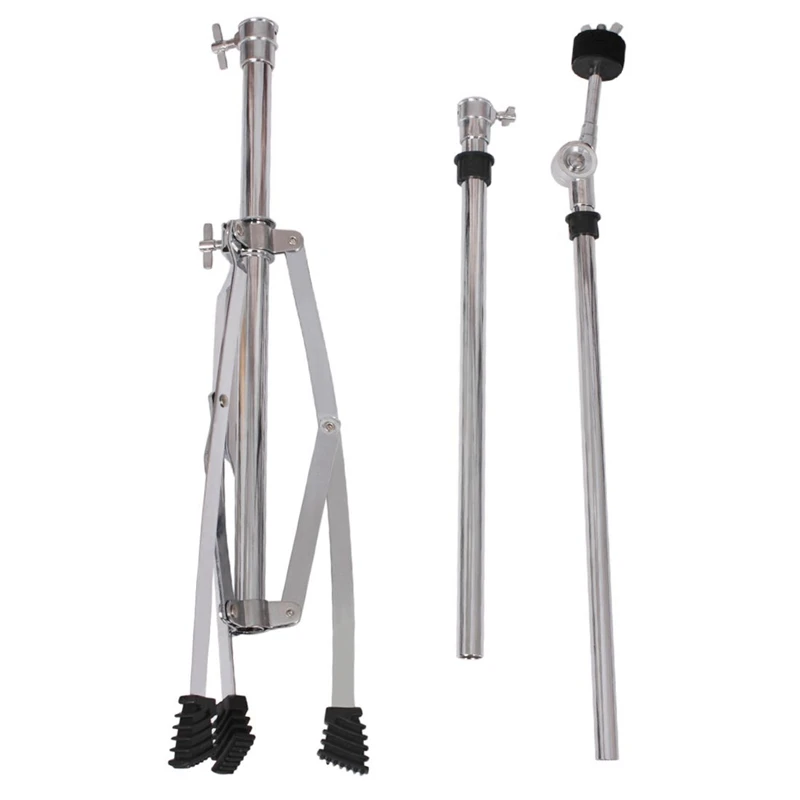 Барабанная стойка Snare Dumb Holder Cymbal triangle-bracket Поддержка всех размеров тарелки для