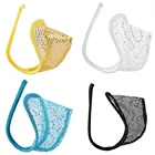 Мужские сексуальные стринги C-string, невидимое нижнее белье, плавки для мужчин, черные белые Невидимые трусики, ночная рубашка, кружевное удобное С-образное белье