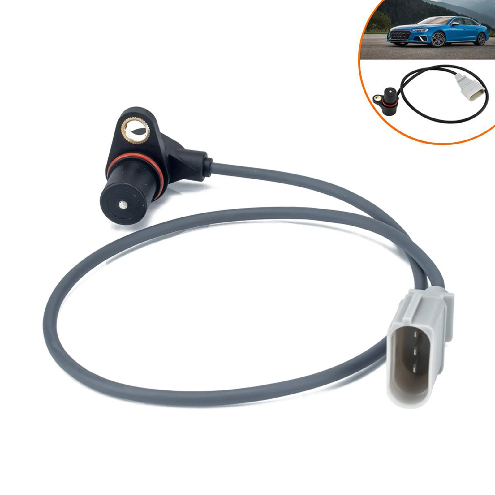 

06a906433c Replacement Cars Crankshaft Position Sensor For Jetta Black