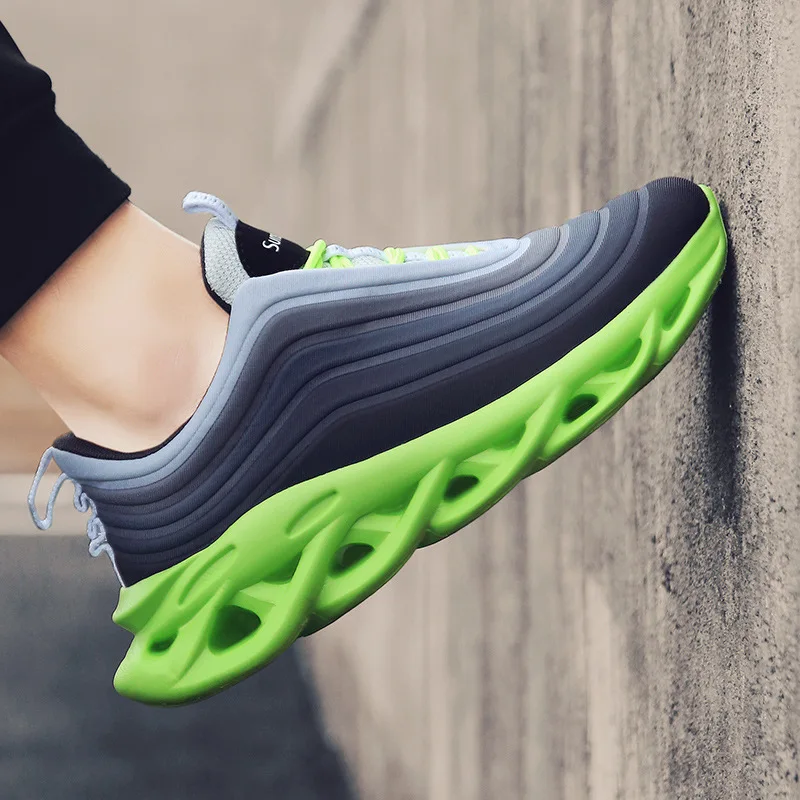 

Breathable Men Lightweight Outdoor Sport Couples Shoes Breathable Soft Athletics Jogging Sport Sneaker Shoe O5-22