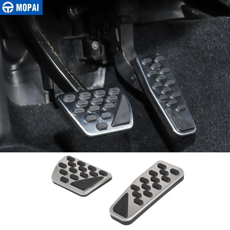 

MOPAI Car Pedals for Jeep Wrangler JL 2018+ Car Accelerator Foot Brake Plate Pedal Kit for Jeep Wrangler 2019 Car Accessories