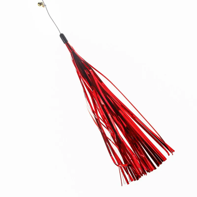 

Pet Cat Funny Blue Fishing Rod Sound Paper Cat Toy New