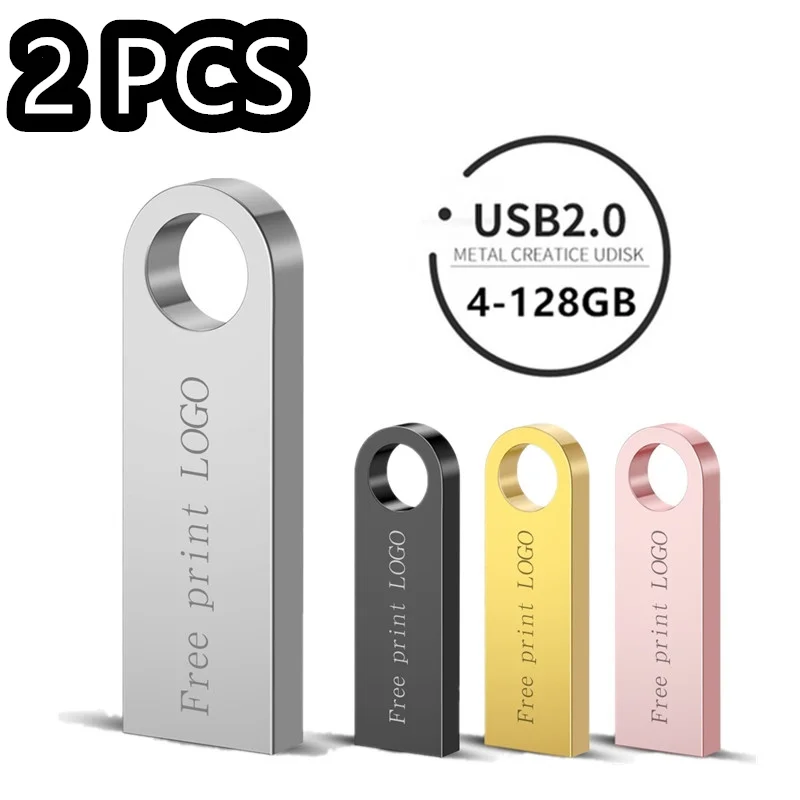 

2 шт., USB-флеш-накопитель, 128 ГБ, 64 ГБ, 32 ГБ, 16 ГБ, 8 ГБ, 4 Гб
