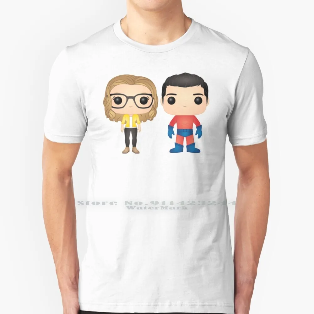 Футболка Karamel Funko pop 100% чистый хлопок Кара Зур ель Мелисса Беноист Джеймс Олсен
