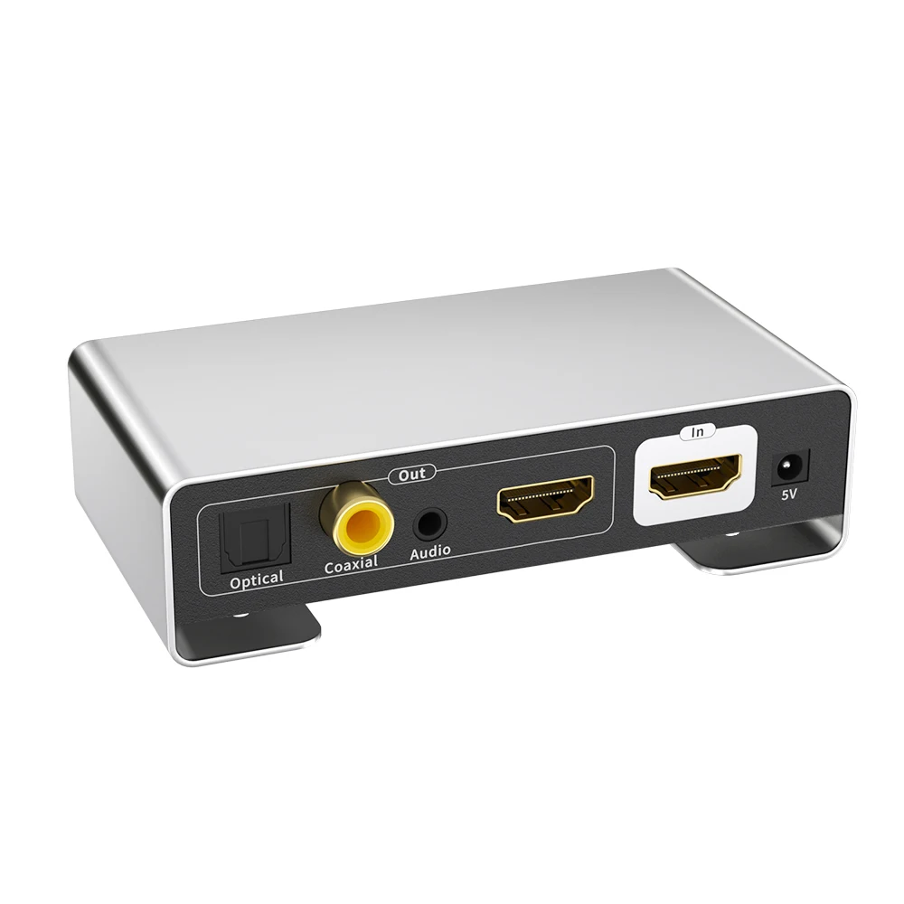 Unnlink аудио конвертер HDMI Совместимость 2 0 до 5 1 оптический Toslink коаксиальный 3 jack с