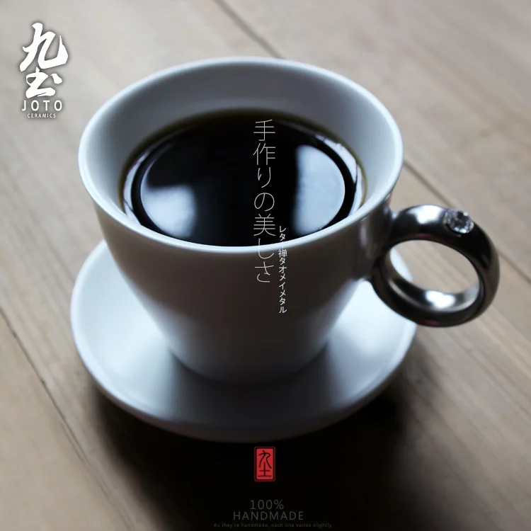 Chinese Tea Cup Set Porcelain Eco Friendly Simple Modern Ceramic Coffee White Utensil Mug Crockery Xicara Drinkware EB50BD | Дом и сад