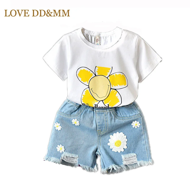 Комплекты для девочек LOVE DD & MM новая летняя детская одежда 2020 футболка с