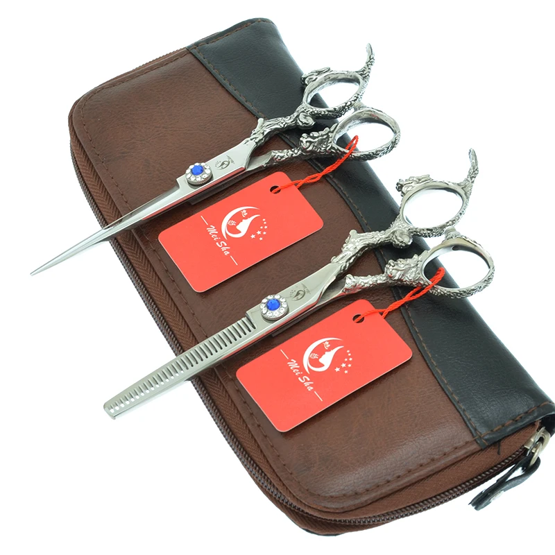 

Meisha 6 inch Hair Scissors Set Cutting Thinning Styling Tool Hairdressing Shears Professional Salon Haircut Supplies A0093A