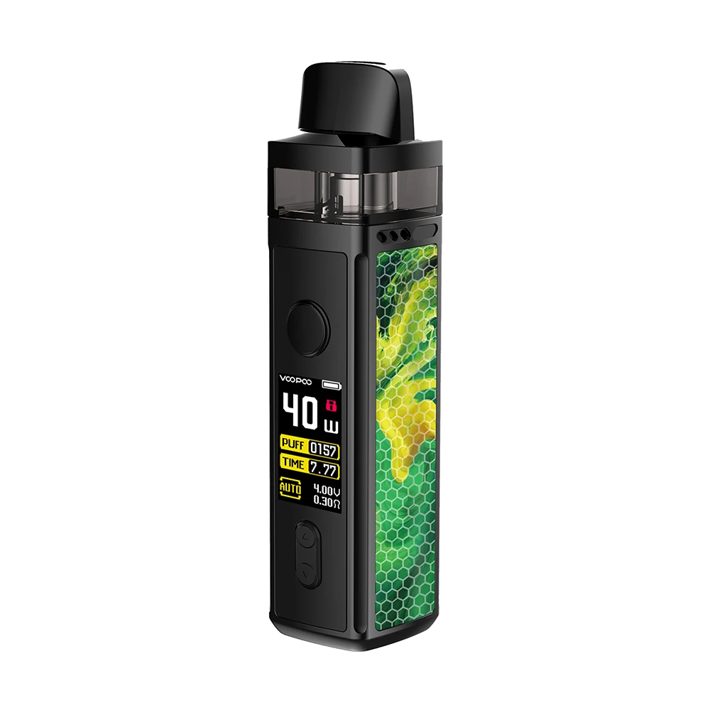 VOOPOO VINCI Mod Pod Vape комплект с аккумулятором 1500 мАч и 5,5 мл Pod и 0,96 дюймов TFT цветной экран Vape комплект Vs Vinci X/Drag 2 - Цвет: Jade Green