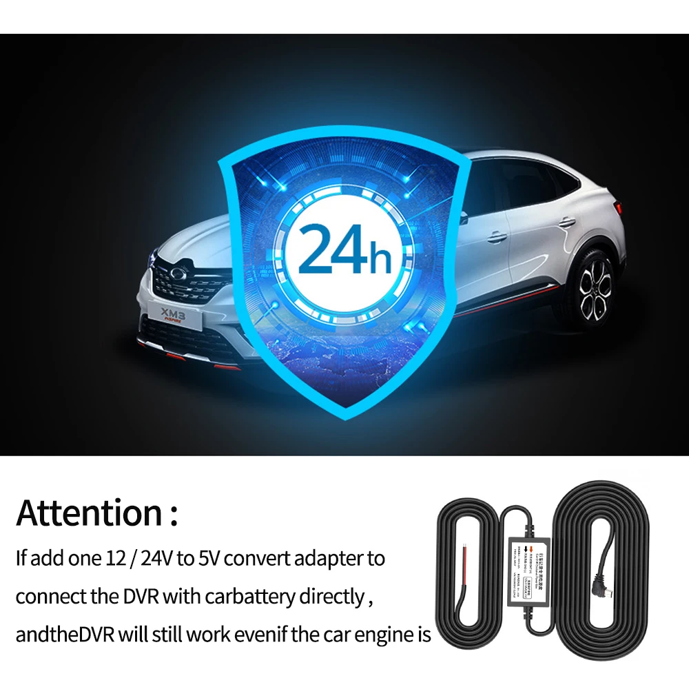 Фото Кабель 3 5 метра 12 В/5 В для автомобильного видеорегистратора мини-USB зарядное Кабель 3 5 метра 12 В/5 В для автомобильного видеорегистратора мини-USB зарядное