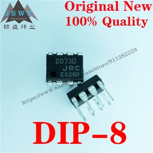 10~100 PCS NJM2073D DIP-8 Semiconductor Audio IC Audio Amplifier IC Chip with for module arduino Free Shipping NJM 2073D JRC