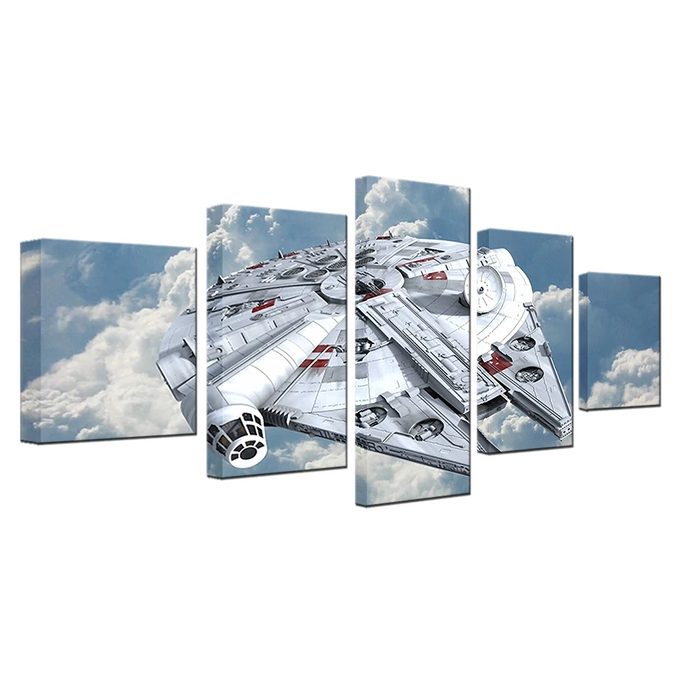 

Modern Art Posters Anime Scenery HD 5 Pieces Decoration for Room Decor Posters Wall Art Wall Paintings Home Decor Anime Poster